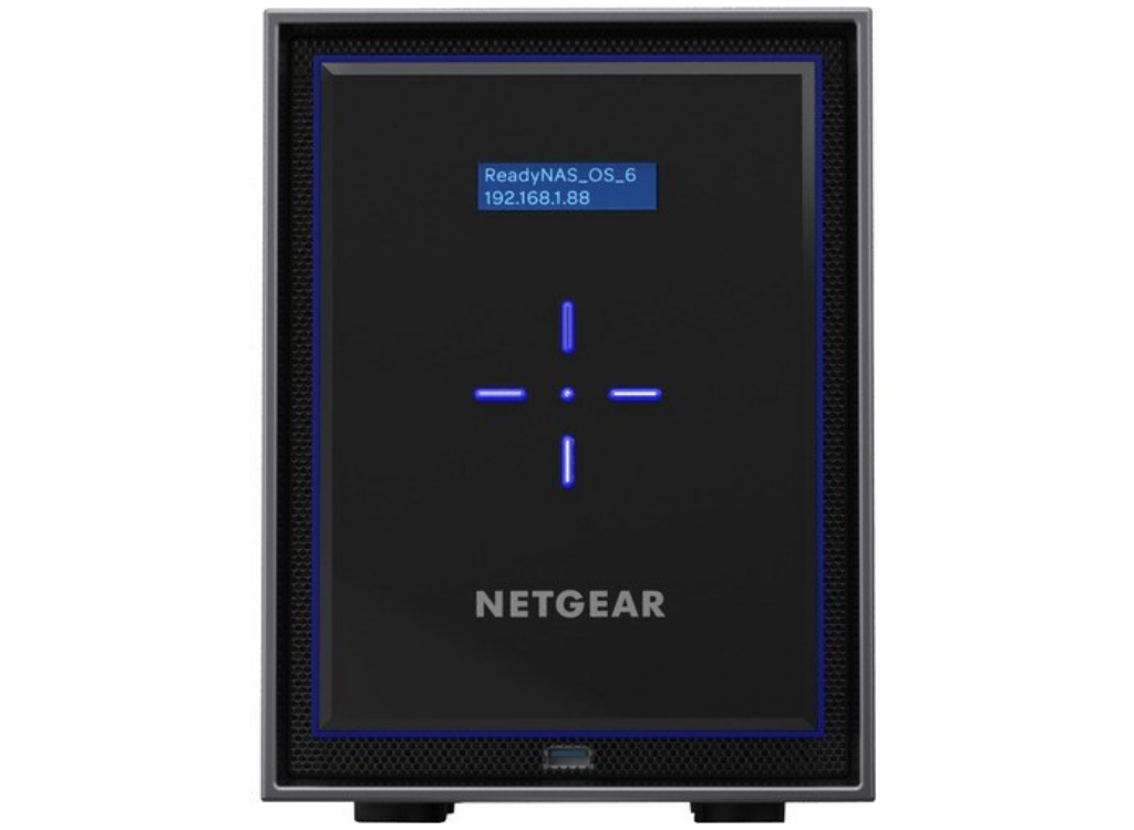 Netgear ReadyNAS 6 x Total Bays SAN/NAS Storage System - 36 TB HDD - Intel Atom Quad-core (4 Core) - 4 GB RAM - DDR4 SDRAM Desktop - 6 x HDD Installed | RN426E6-100NES NAS & Storage Server Netgear