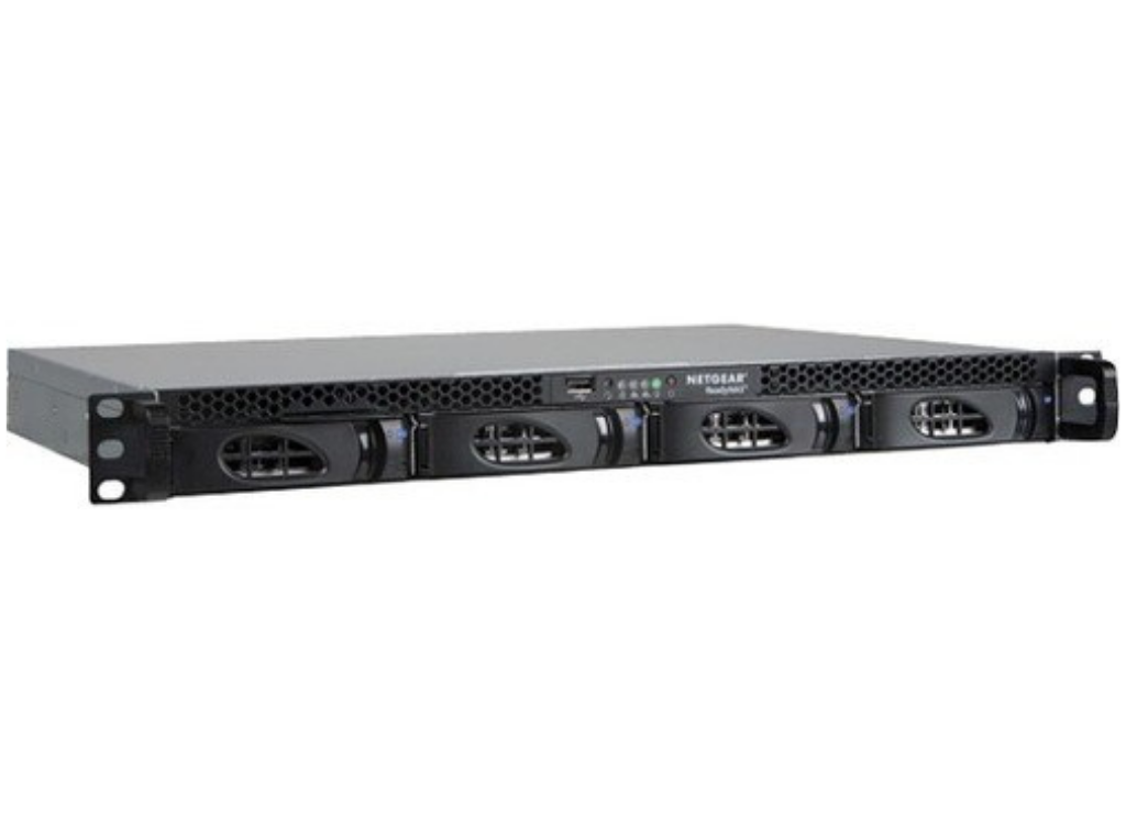 Netgear ReadyNAS 4 x Total Bays SAN/NAS Storage System - 128 MB Flash Memory Capacity - Intel Celeron Dual-core (2 Core) 2 GHz - 2 GB RAM - DDR3L SDRAM - 1U Rack-Mountable | RR230400-100NES NAS & Storage Server Netgear