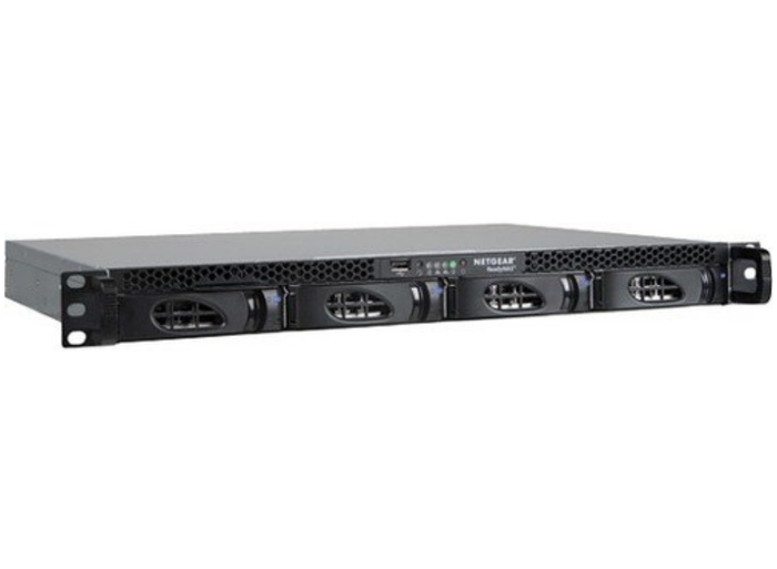 Netgear ReadyNAS 4 x Total Bays SAN/NAS Storage System - 128 MB Flash Memory Capacity - Intel Celeron Dual-core (2 Core) 2 GHz - 2 GB RAM - DDR3L SDRAM - 1U Rack-Mountable | RR230400-100NES NAS & Storage Server Netgear