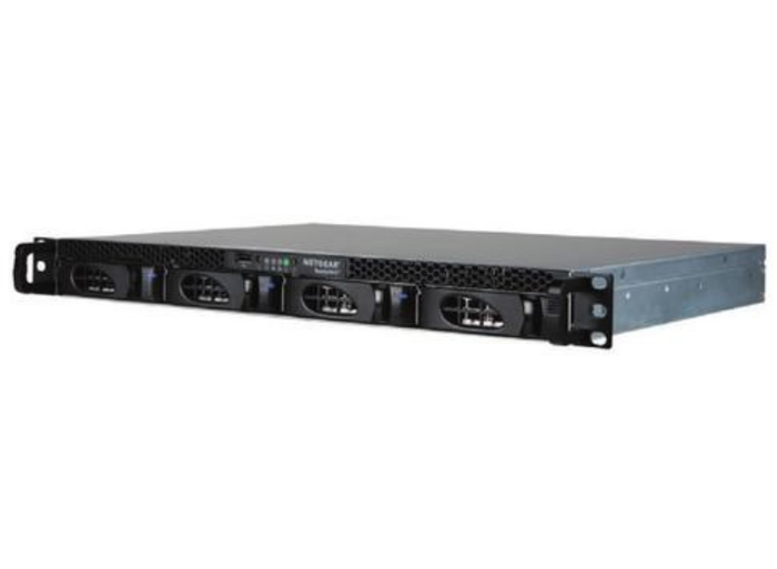 Netgear ReadyNAS 4 x Total Bays SAN/NAS Storage System - 128 MB Flash Memory Capacity - Intel Celeron Dual-core (2 Core) 2 GHz - 2 GB RAM - DDR3L SDRAM - 1U Rack-Mountable | RR230400-100NES NAS & Storage Server Netgear