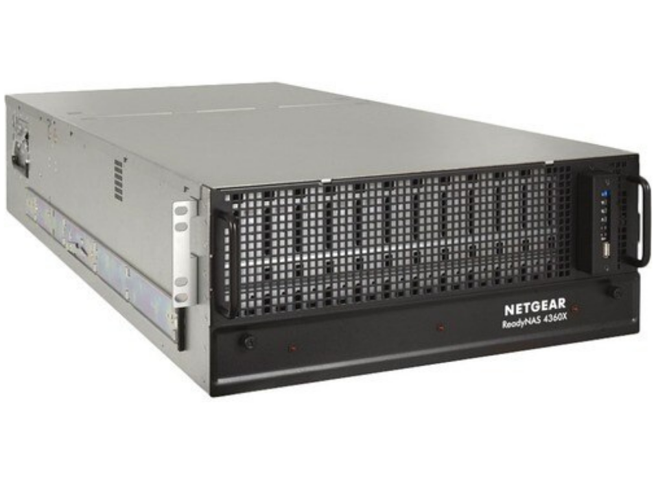 Netgear ReadyNAS 60 x Total Bays SAN/NAS Storage System - Intel Xeon E3-1225 v5 Quad-core (4 Core) 3.30 GHz - 16 GB RAM - DDR4 SDRAM - 4U Rack-Mountable | RR4360S0-10000S Netgear NAS & Storage Servers Netgear