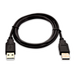 V7 USB A Male to USB A Male Cable USB 2.0 480 Mbps 2m/6.6ft Black - V7USB2AA-02M-1E