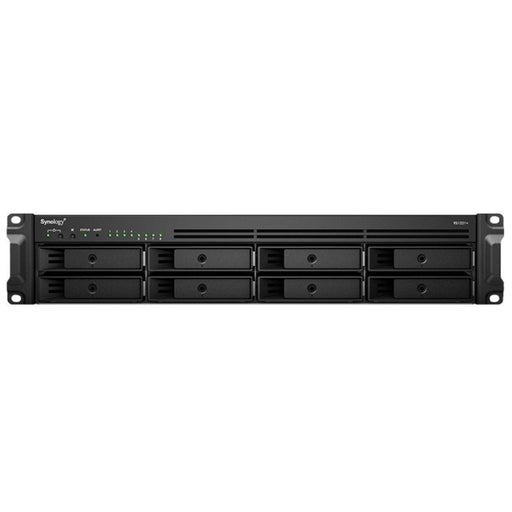 Synology RackStation K/RS1221RP+ +8 x HAT3300 8TB NAS Rack (2U) Ryzen Embedded V1500B 4 GB DDR4 64 TB HDD Aluminium Synology NAS & Storage Servers Synology