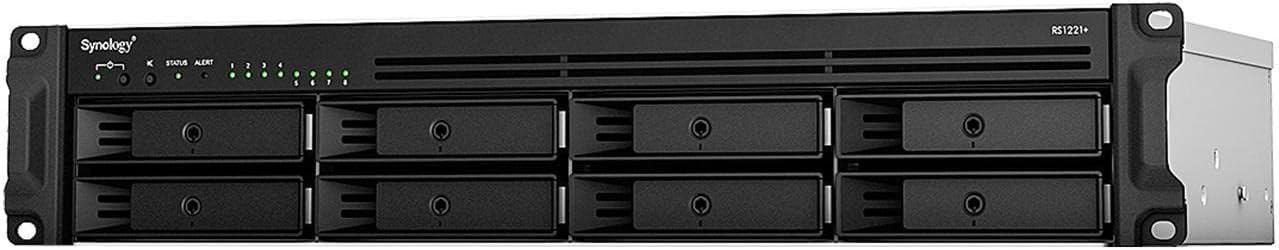 Synology RackStation RS1221+ Rack (2U) Ryzen Embedded V1500B 4GB DDR4 NAS/Storage Server Synology NAS & Storage Servers Synology