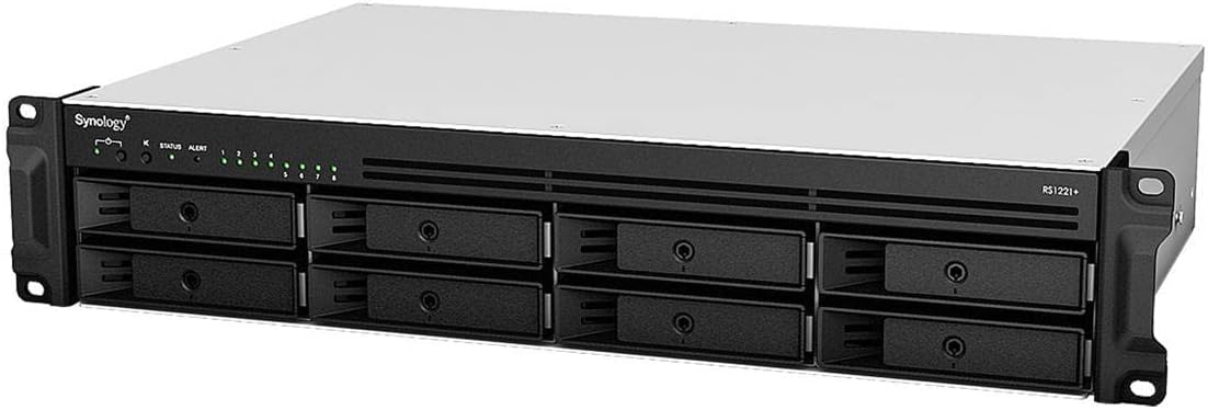Synology RackStation RS1221+ Rack (2U) Ryzen Embedded V1500B 4GB DDR4 NAS/Storage Server Synology NAS & Storage Servers Synology