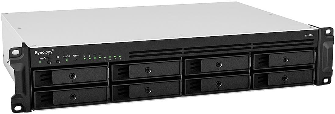 Synology RackStation RS1221+ Rack (2U) Ryzen Embedded V1500B 4GB DDR4 NAS/Storage Server Synology NAS & Storage Servers Synology