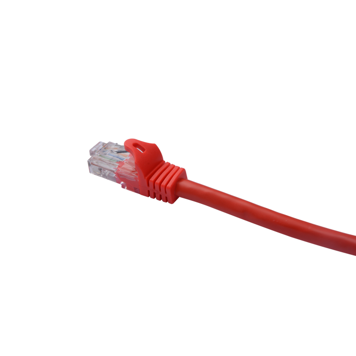 V7 2m Red Cat6 Unshielded (UTP) Cable RJ45 Male to RJ45 Male 6.6ft | V7CAT6UTP-02M-RED-1E