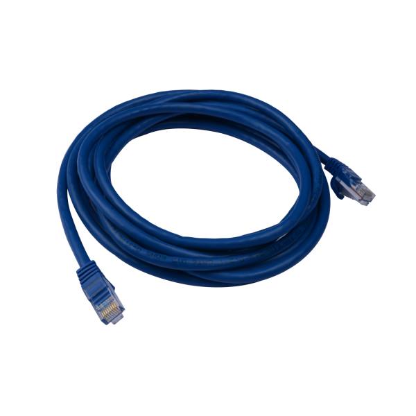 V7 Blue Cat6 Unshielded (UTP) Cable RJ45 Male to RJ45 Male 3m 10ft - V7CAT6UTP-03M-BLU-1E