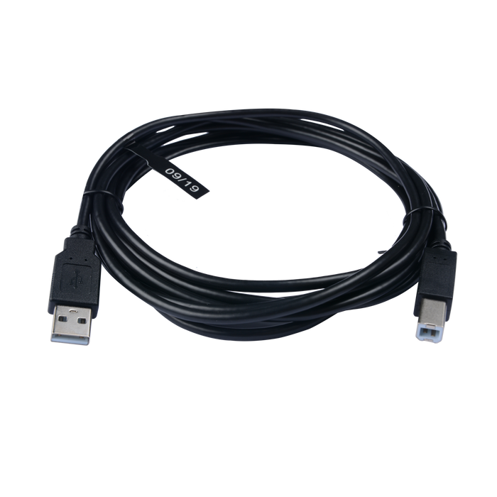 V7 USB A Male to USB B Male Cable USB 2.0 480 Mbps 3m/10ft Black - V7E2USB2AB-03M