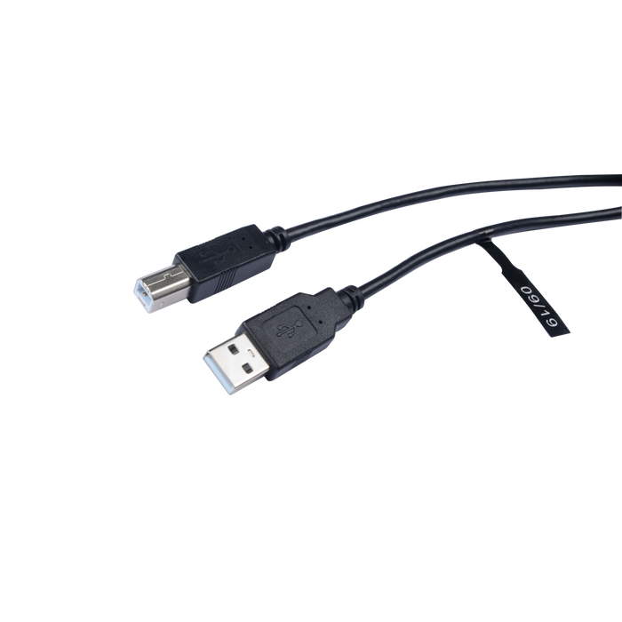 V7 USB A Male to USB B Male Cable USB 2.0 480 Mbps 3m/10ft Black - V7E2USB2AB-03M