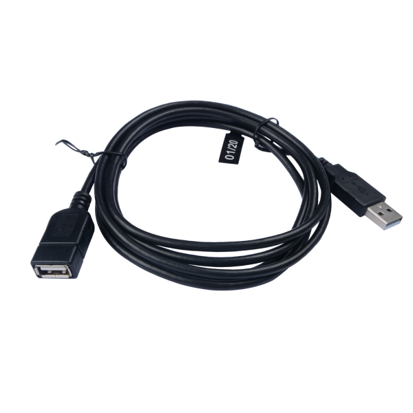 V7 USB A Female to USB A Male USB 2.0 Extension Cable 480 Mbps 1.8m/6ft Black - V7E2USB2EXT-1.8M