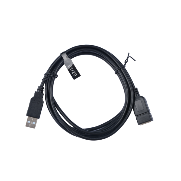 V7 USB A Female to USB A Male USB 2.0 Extension Cable 480 Mbps 1.8m/6ft Black - V7E2USB2EXT-1.8M