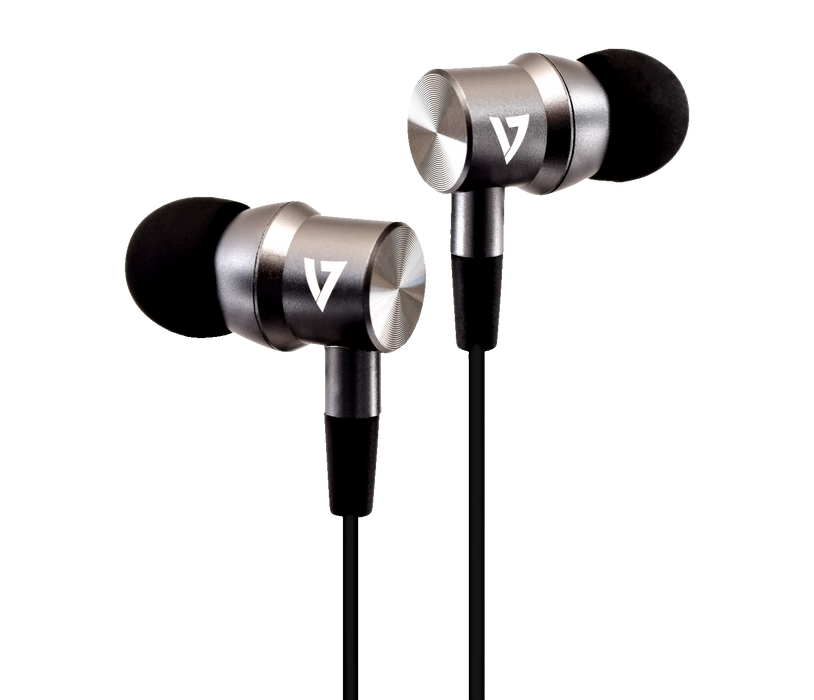 V7 Noise Isolating Stereo Earbuds with Microphone | HA111-3EB