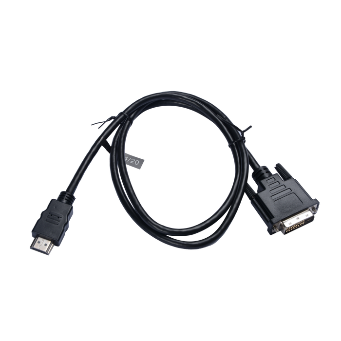 V7 HDMI 1.4 Male to DVI-D Male (single link) 1080P FHD 1m/3.3ft Black | V7HDMIDVID-01M-1E