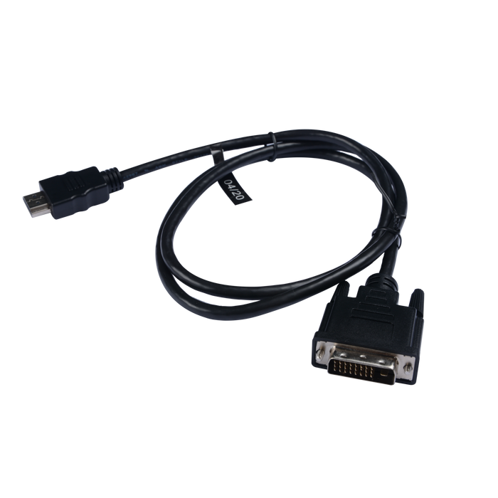 V7 HDMI 1.4 Male to DVI-D Male (single link) 1080P FHD 1m/3.3ft Black | V7HDMIDVID-01M-1E