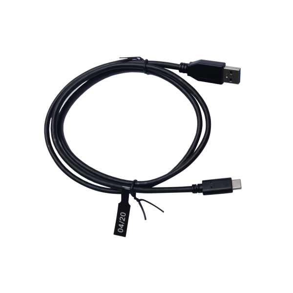 V7 USB A Male to USB-C Male Cable USB 3.2 Gen2 10 Gbps 3A 1m/3.3ft Black - V7U3.1AC-1M-BLK-1E