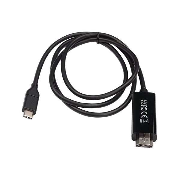 V7 1m 3.3ft USB-C Male to HDMI 2.0 Male 21.6 Gbps 4K UHD | V7UCHDMI-1M