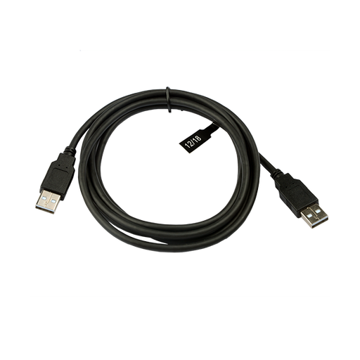 V7 USB A Male to USB A Male Cable USB 2.0 480 Mbps 2m/6.6ft Black - V7USB2AA-02M-1E