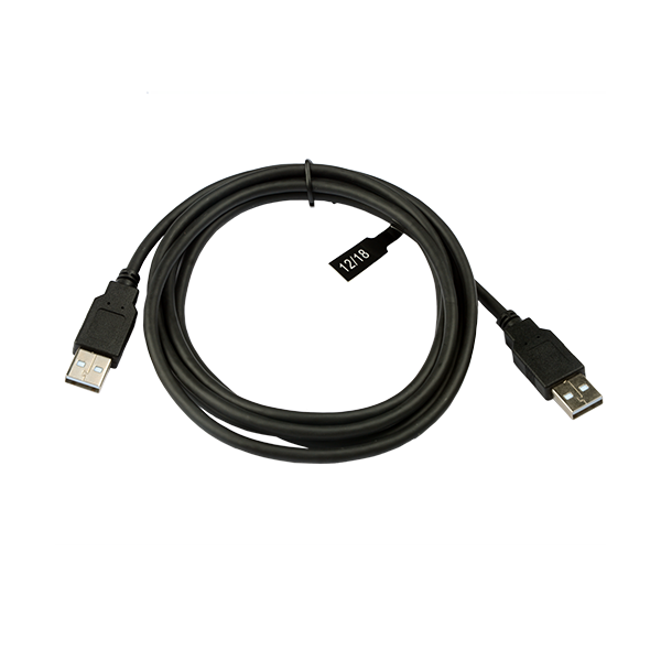 V7 USB A Male to USB A Male Cable USB 2.0 480 Mbps 2m/6.6ft Black - V7USB2AA-02M-1E