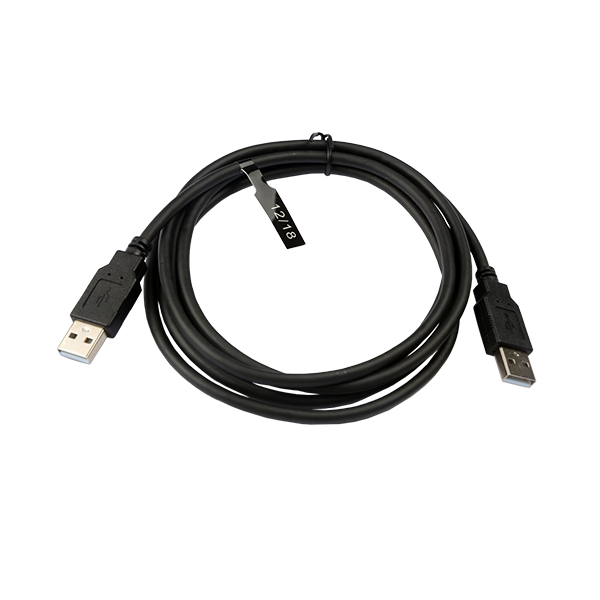 V7 USB A Male to USB A Male Cable USB 2.0 480 Mbps 2m/6.6ft Black - V7USB2AA-02M-1E