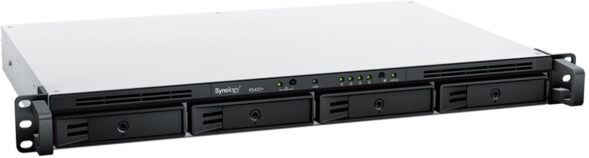 Synology RackStation RS422+ Rack (1U) Ryzen Embedded R1600 2GB DDR4 DSM NAS/Storage Server Synology NAS & Storage Servers Synology