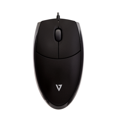 V7 Full size USB Optical Mouse Black | MV3000010-BLK-5E V7 Mouse V7