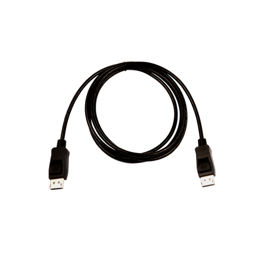 V7 DisplayPort 1.4 Cable 32.4 Gbps 8K UHD 2m/6.6ft Black - V7DPPRO-2M-BLK