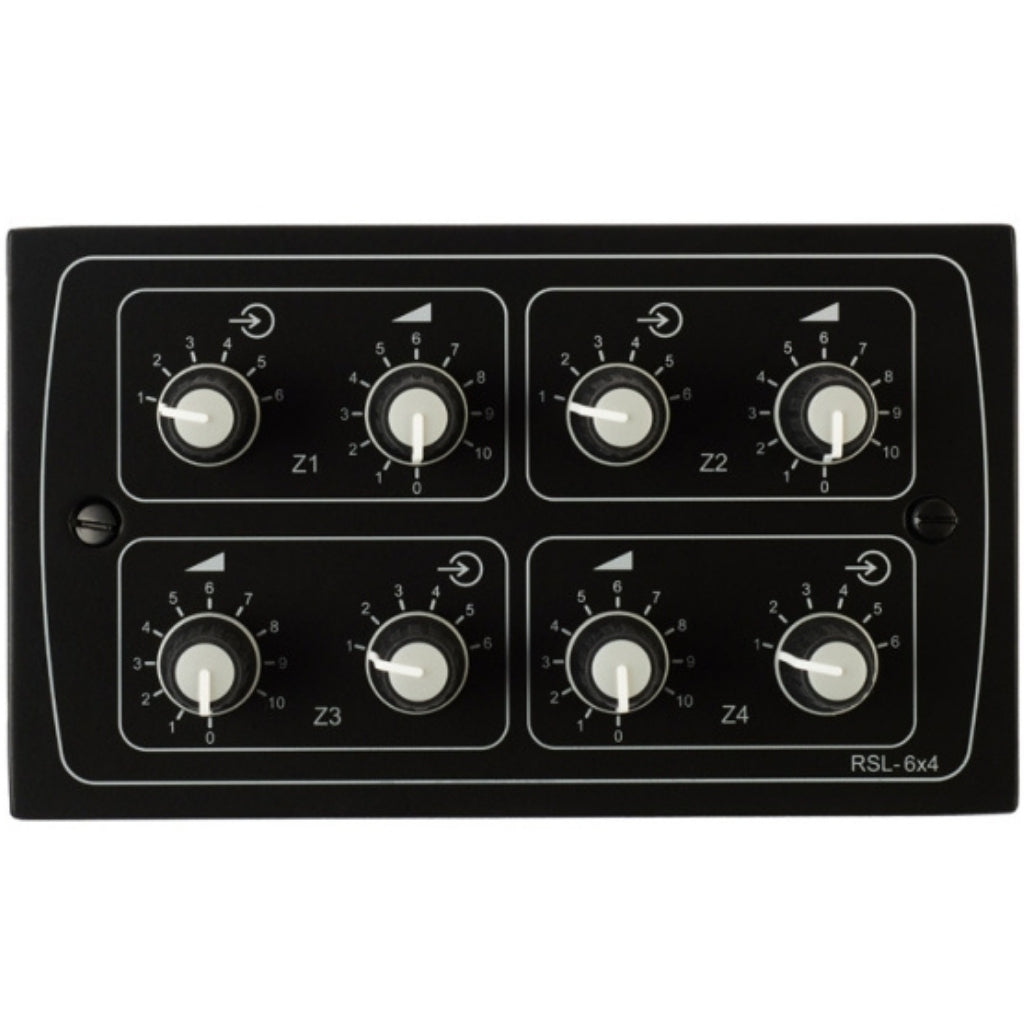 Cloud Electronics RSL-6x4B/W - Remote Source Select Volume Control Cloud Electronics Black