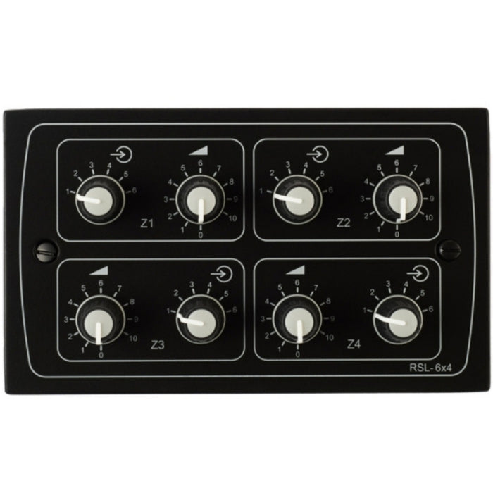 Cloud Electronics RSL-6x4B/W - Remote Source Select Volume Control Cloud Electronics Black