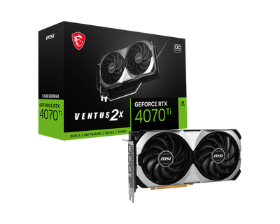 MSI GeForce RTX™ 4070 Ti VENTUS 2X 12G OC GRAPHICS CARDS Asus Graphics Card MSI