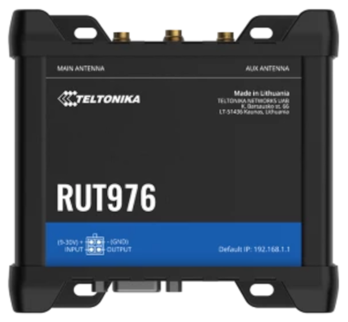 Teltonika Networks RUT976 (Global) 5G Redcap/WiFi LTE Router Wireless Router Teltonika