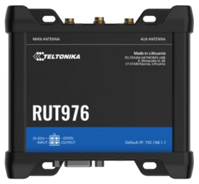 Teltonika Networks RUT976 (Global) 5G Redcap/WiFi LTE Router Cellular Network Devices Teltonika
