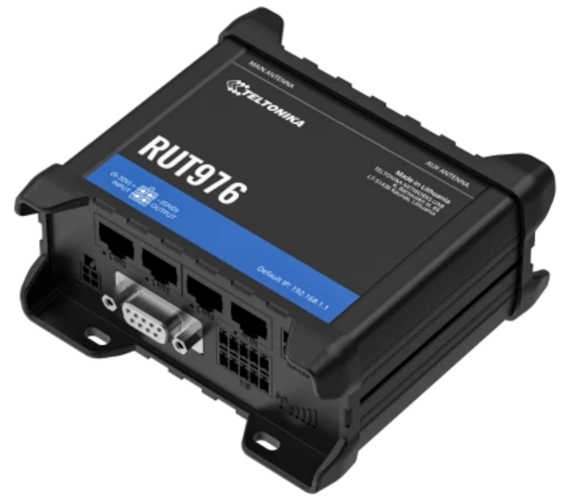 Teltonika Networks RUT976 (Global) 5G Redcap/WiFi LTE Router Cellular Network Devices Teltonika