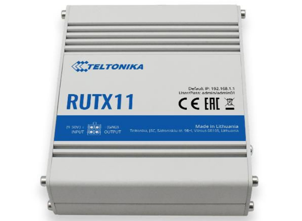 Teltonika Networks RUTX11 LTE CAT6 Rugged Router | RUTX11000000 Wireless Router Teltonika