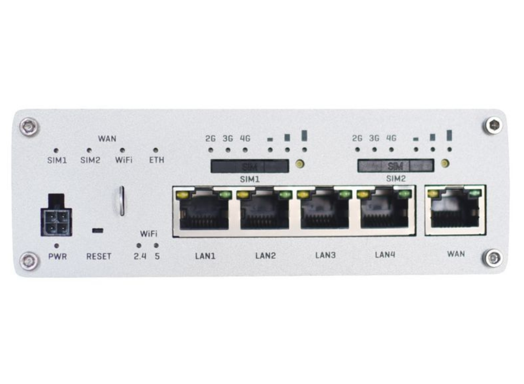 Teltonika Networks RUTX12 Dual LTE CAT 6 Industrial Cellular Router | RUTX12000000 Wireless Router Teltonika