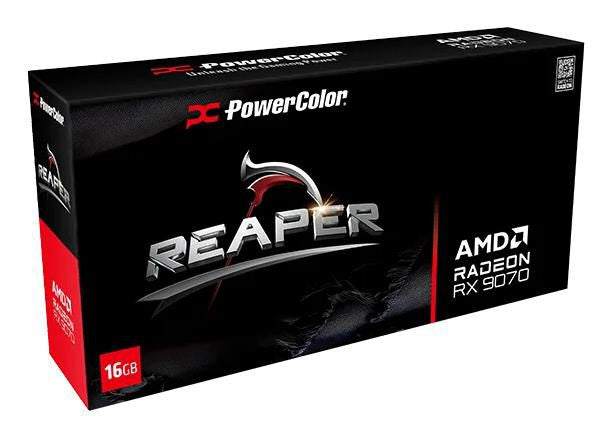 PowerColor Reaper AMD Radeon™ RX 9070 16GB GDDR6 Graphics Card | RX9070 16G-A PowerColor Graphics Card PowerColor