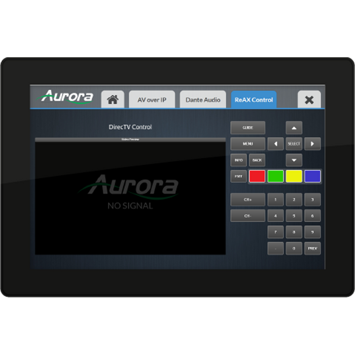 Aurora Multimedia RXT-10VS-B 10.1" VESA Mount ReAX Touch Panel Control System (Black) Touch Panel Aurora