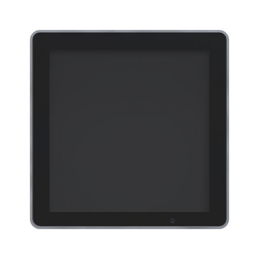 Aurora Multimedia RXT-4WM-B 4" 1:1 Aspect Ratio in-Wall ReAX Touch Panel Control System Ports Touch Panel Aurora