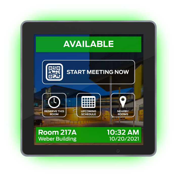 Aurora Multimedia RXT-4WM-B 4" 1:1 Aspect Ratio in-Wall ReAX Touch Panel Control System Ports Touch Panel Aurora