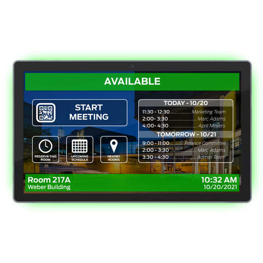 Aurora Multimedia RXT-8WM-B 8" Wall Mount ReAX Touch Panel Control System (Black) Touch Panel Aurora