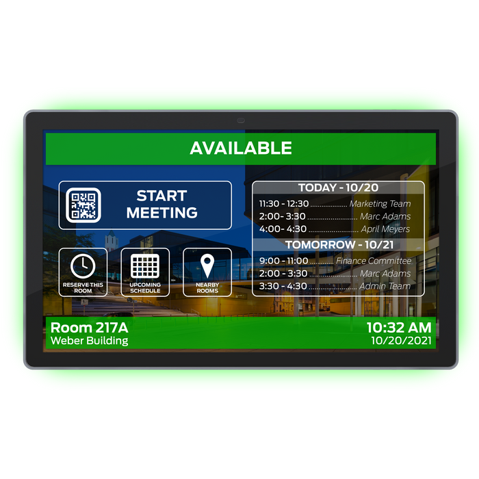 Aurora Multimedia RXT-8WM-B 8" Wall Mount ReAX Touch Panel Control System (Black) Touch Panel Aurora