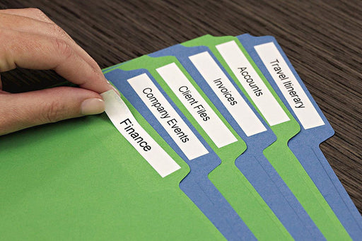 DYMO D1 12mm x 7m Black on White Standard Labels | S0720530 Label Making Tape DYMO