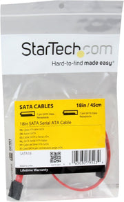 StarTech SATA18 18” SATA III 6Gbps Data Cable – Red USB Cable Startech