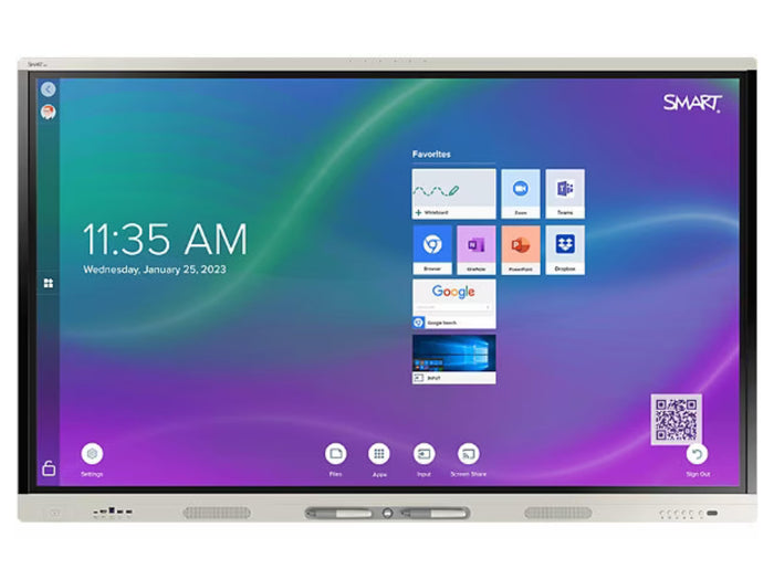 SMART Board 55" MX255-V4 Interactive Display Interactive Touchscreen Display Smart