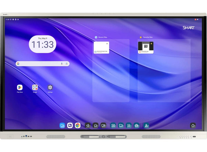 SMART Board 165.1 cm (65") LED 3840 x 2160 Pixels Wi-Fi Interactive Flat Panel | SBID-MX265-V5-PW Interactive Touchscreen Display Smart