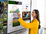 Smart Board SBID-MX275-V4-PW/MX Pro V4 75" 4K Ultra HD Interactive Display Interactive Touchscreen Display Smart