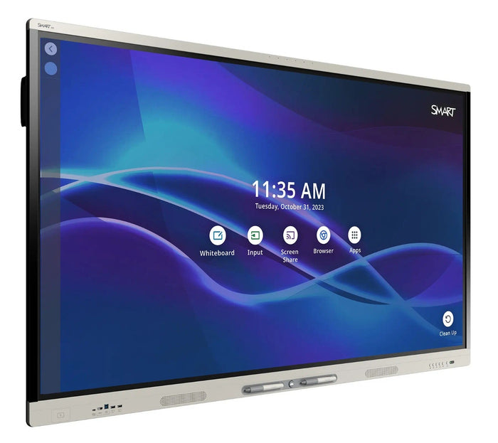 SMART Board MX 190.5 cm (75") LED 3840 x 2160 Pixels Wi-Fi Interactive Flat Panel | SBID-MX275-V5-PW Interactive Touchscreen Display Smart