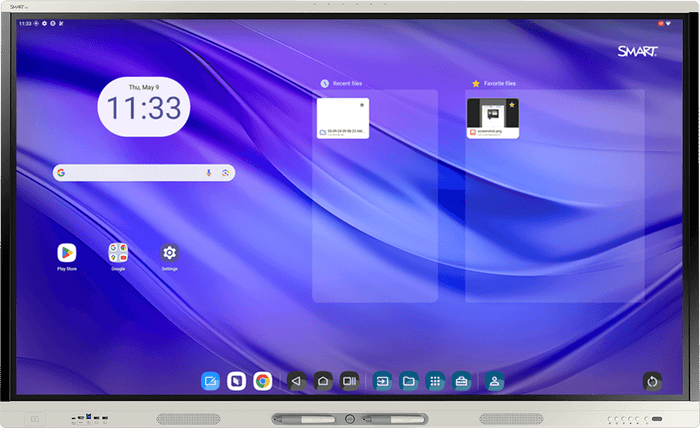 SMART Board MX 190.5 cm (75") LED 3840 x 2160 Pixels Wi-Fi Interactive Flat Panel | SBID-MX275-V5-PW Interactive Touchscreen Display Smart