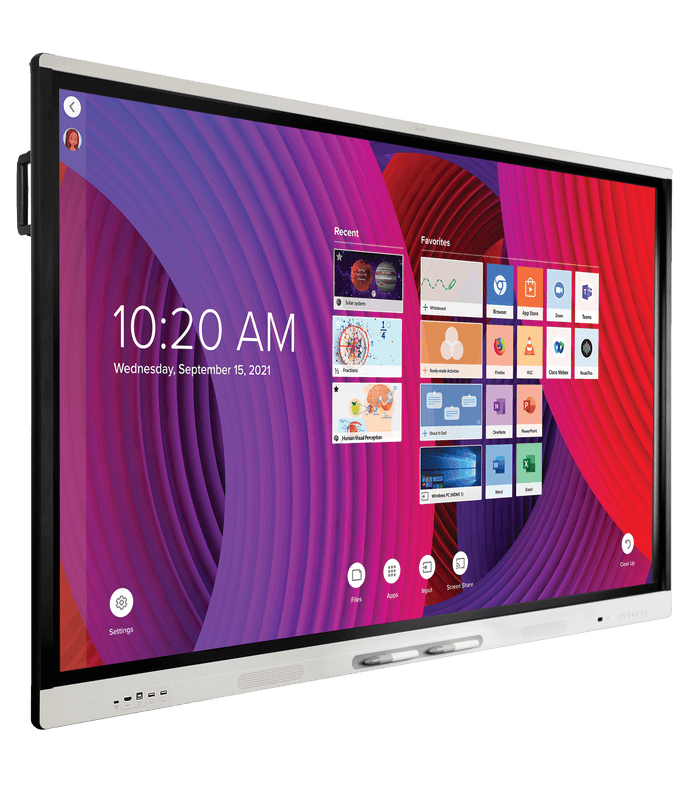 Smart Board SBID-MX286-V4-PW 86" 4K UHD Interactive Display With Smart Meeting Pro Interactive Touchscreen Display Smart