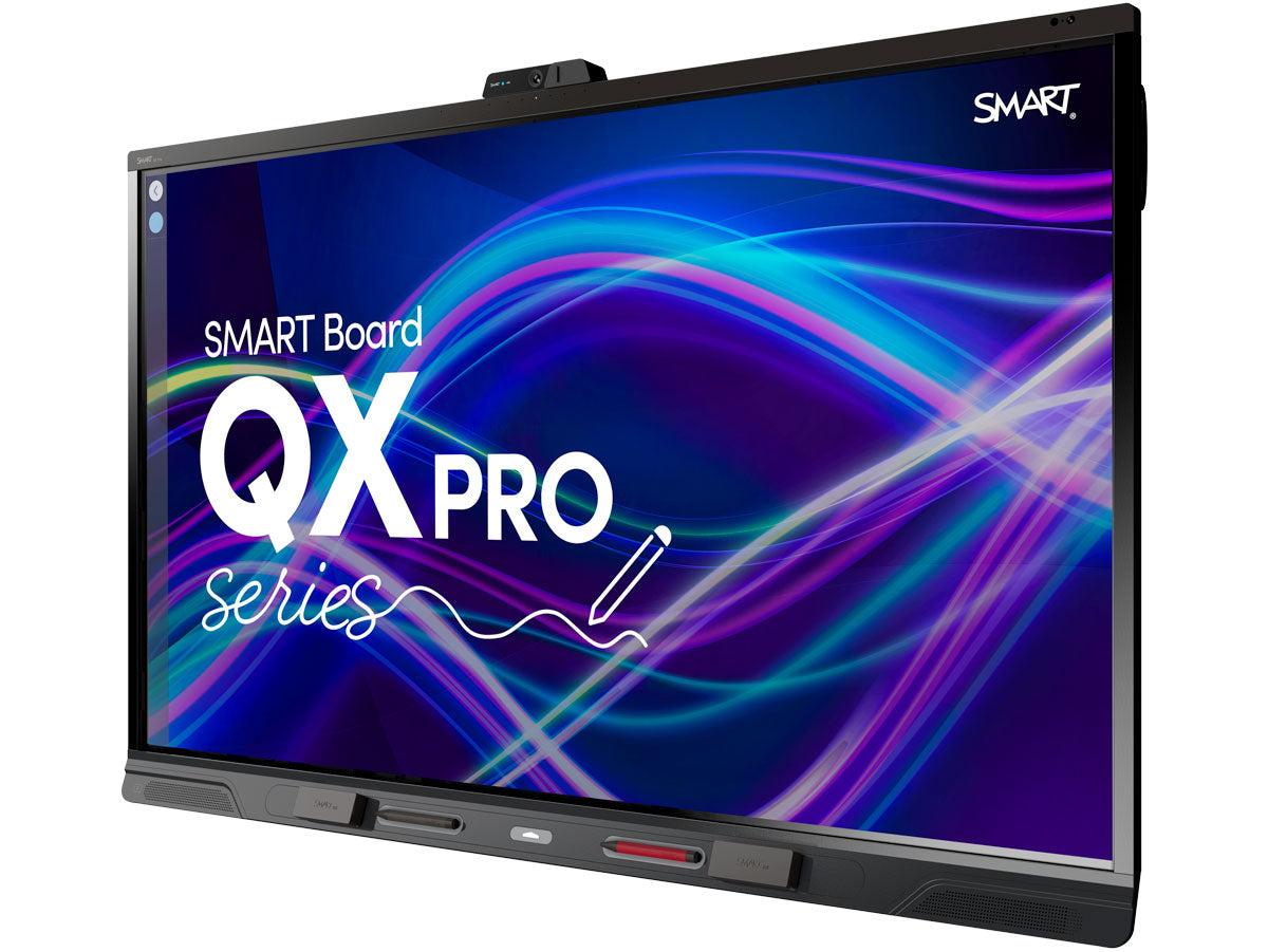 SMART Board SBID-QX286-P 86” QX Pro Interactive Display With Smart Meeting Pro Interactive Touchscreen Display Smart